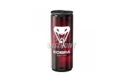 Kobra energiaital fémdobozos (DRS), 250 ML
