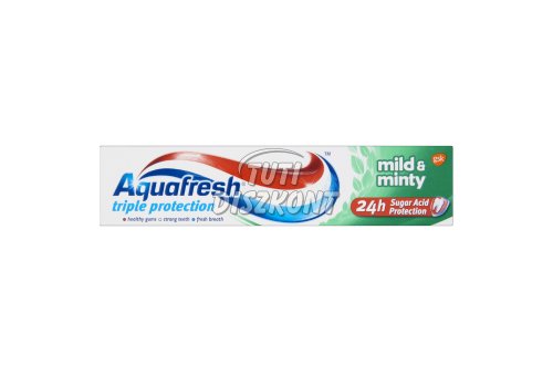Aquafresh fogkrém 100ml Mild-Minty, 100 ml