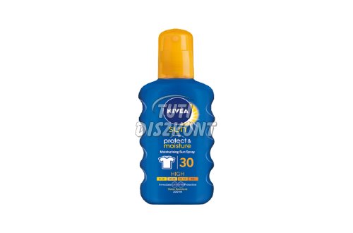 Nivea naptej SPF30 Protect-Moisture 200ml, 200 ml