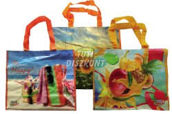 Everypack szőtt táska 43x19x38cm több minta, 1 DB