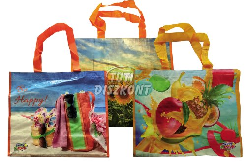Everypack szőtt táska 43x19x38cm több minta, 1 DB
