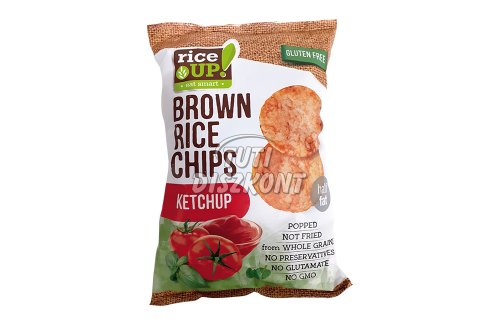 Rice Up rizs chips ketchup, 60 G