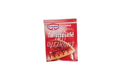 Dr. Oetker tortazselé piros, 12 g