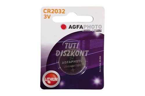 AgfaPhoto Lithium gombelem CR2032 B1, 1 DB