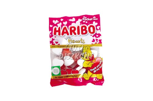 Haribo gumicukor Love Hearts, 80 G