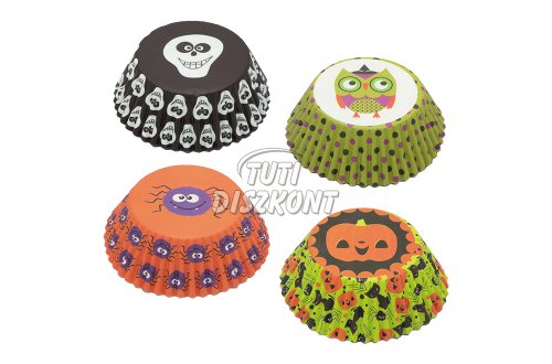 Muffin papír szett Halloween 57168W, 100 DB