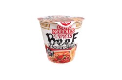 Nissin Cup Noodles poharas tészta marha, 64 g