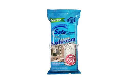 SafeClean törlőkendő Fürdőszoba, 50 db
