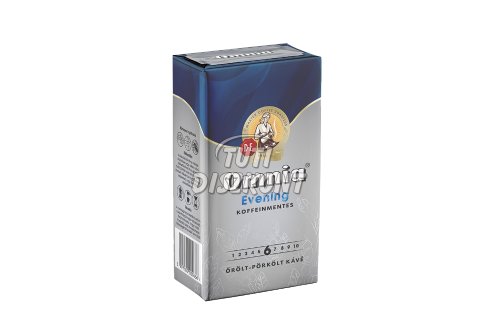 Omnia Evening őrölt kávé koffeinmentes 250gr, 250 g