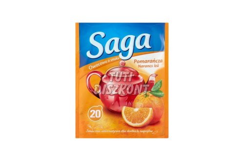 Saga teafilter narancs, 34 g