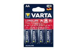 Varta Longlife Max Power alkáli elem AA B4, 1 CS