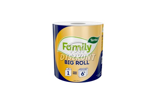 Tento kéztörlő 1 tek, 2 rtg, Family Big roll, 1 TEK