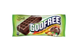 GooFree kakaós- mogyorós krémmel töltött KAKAÓS gofri, 50 G