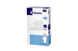 Ambulex Latex kesztyű púderes L, 100 db