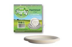 Tuti Party Papírtányér 17cm, 10 db