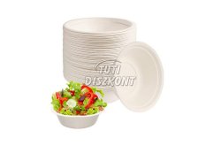 Papírtányér leveses 500ml kerek 50db, 50 db