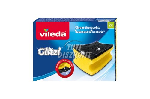 Vileda Glitzi Kristály súrolószivacs 2db, 2 DB