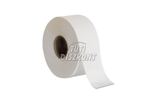 Közületi WC papír mini 19cm natúr 1réteg rec.12db/csomag, 1 cs