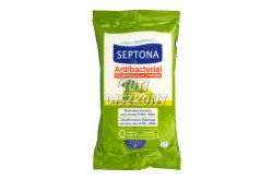 Septona antibakteriális törlőkendő 15db zöldalma, 15 db