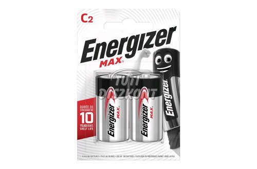 Energizer Max Alkáli Baby Elem C B2, 2 DB