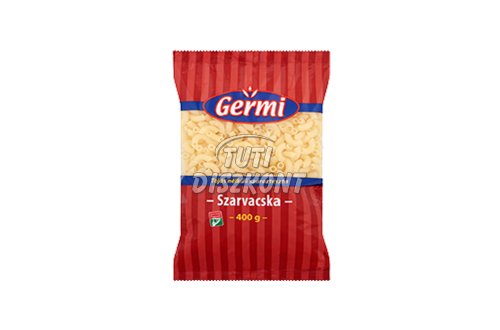 Germi száraztészta t.n. Szarvacska, 400 G