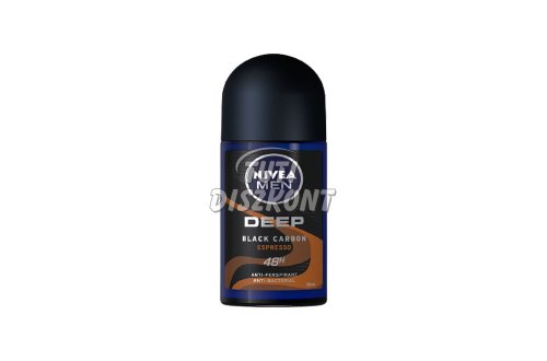 Nivea golyós deo ffi Deep Black Carbon X, 50 ml