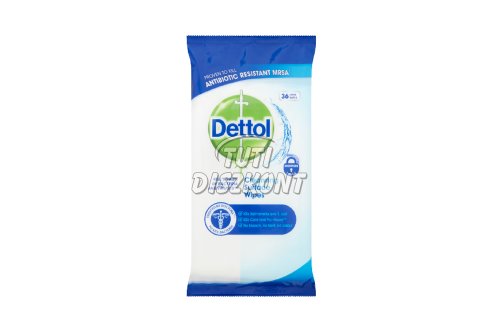 Dettol antibakteriális felülettisztító kendő 36db, 36 db