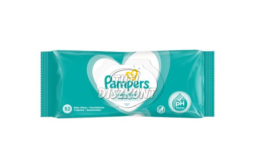 Pampers törlőkendő 52db Sensitive, 52 DB