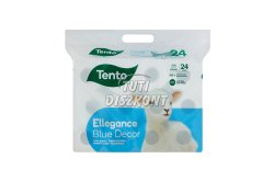 Tento Blue decor WC papír 3 rétegű, 24 tek