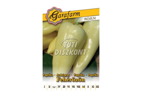 Garafarm fehérözön paprika P, 0.4 G