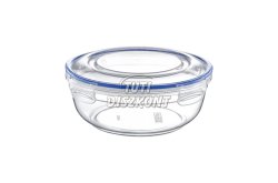 Frissentartó ételtároló doboz csatos kerek 1350ml- 30503, 1 db