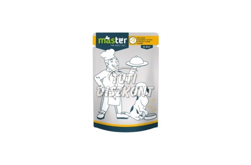 Master Pouch dog alutasakos állateledel csirkés, 80 g