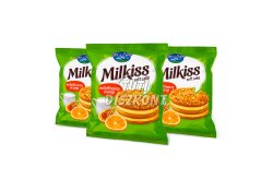 Milkiss mézes piskóta tej ízű krémmel narancsdarabokkal, 50 g