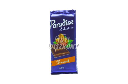 Paradise Selection mogyoró ízű kr.töltött tejtábla, 90 g