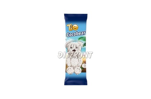 Tio Chocobear fehérbev.kókuszba mártott piskóta kakaó krémme, 50 g