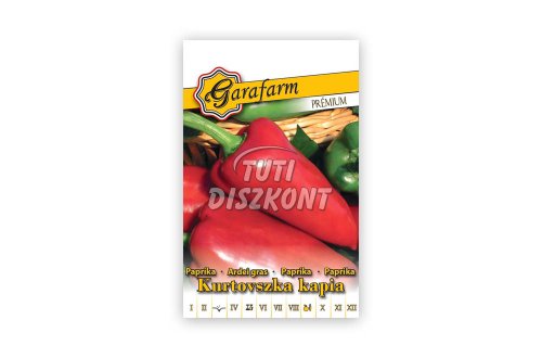 Garafarm prémium kurtovszka kápia paprika P, 0.5 G