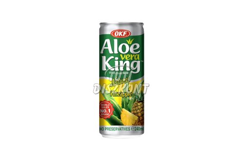 OKF KING Aloe Vera ital ananász 240ml, 240 ML