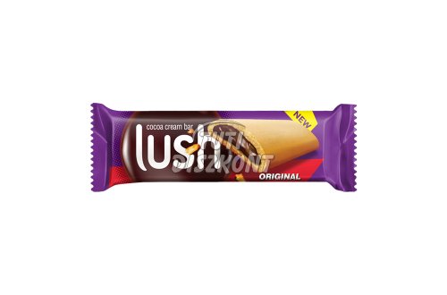 LUSH ORIGINAL BAR - Kakaós-mogyorós krémmel töltött keksz, 25 G