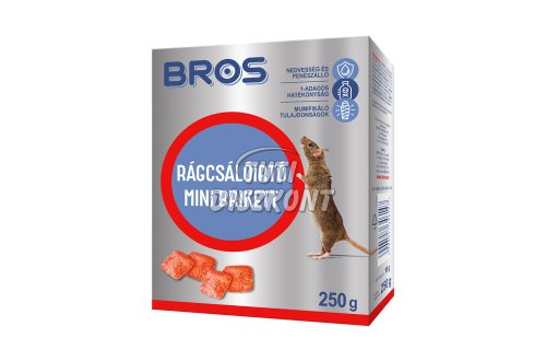 Bros Rágcsálóirtó paraffinos blokk 250g B1700, 250 g