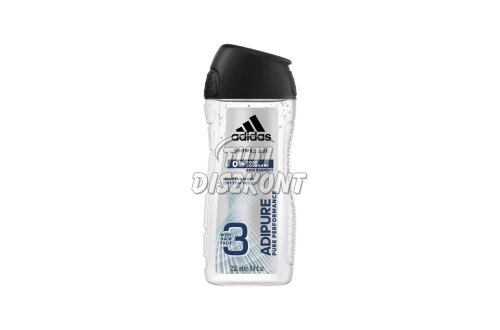 Adidas tusfürdő ffi Adipure 3in1 X, 250 ml