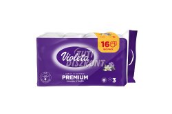 Violeta WC papír 3 rétegű 16 tek. 130 lap levendula-vanília, 16 tek