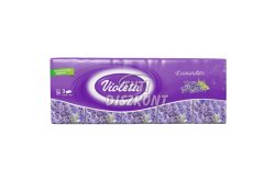 Violeta papírzsebkendő 3 rétegű Levendula 10X10db, 10 db