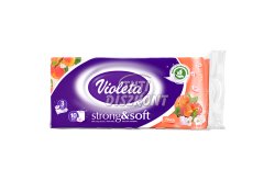 Violeta WC papír 3 rétegű 10 tek. barackos, 10 db