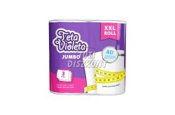 Violeta papírtörlő Jumbo XXL 3 réteg 2 tekercs, 2 TEK