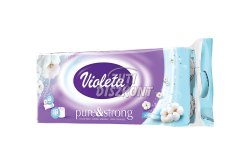 Violeta WC papír 3 rétegű 10 tek. pure&strong, 10 db