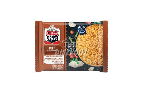 Oba mie instant leves marha, 75 g