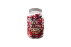 Strawberry gyümölcs ízű töltött gumicukor, 10 g