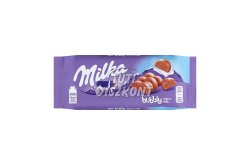 Milka táblás csokoládé 90gr Bubbly tej X, 90 g