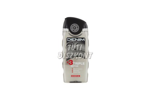 Denim tusfürdő Black X, 250 ml