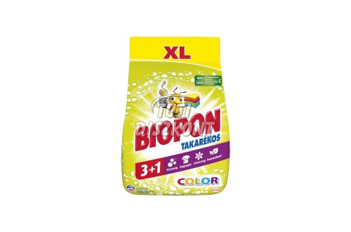 Biopon Takarékos mosópor 3kg Color, 3 KG